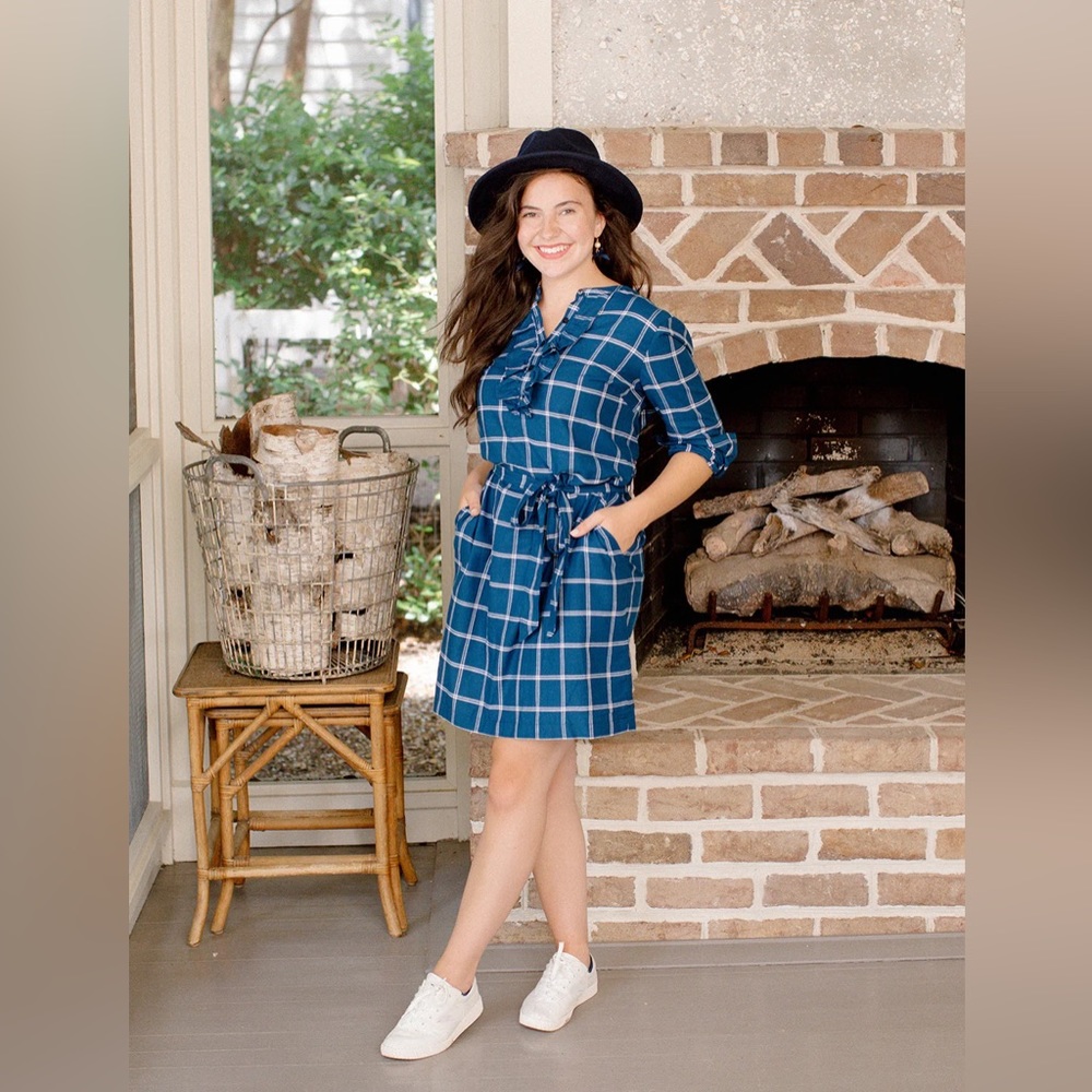 Draper James Plaid Dress